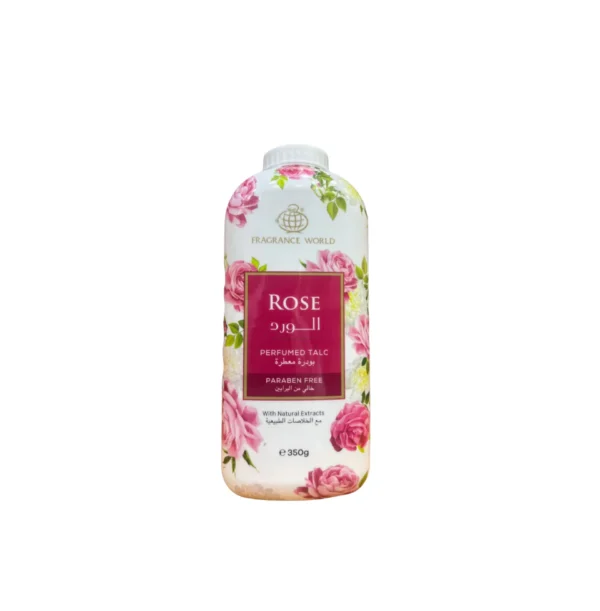 Rose Perfumed Talc 350g